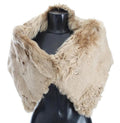 Dolce & Gabbana Beige Alpaca Collar Scarf by Dolce & Gabbana