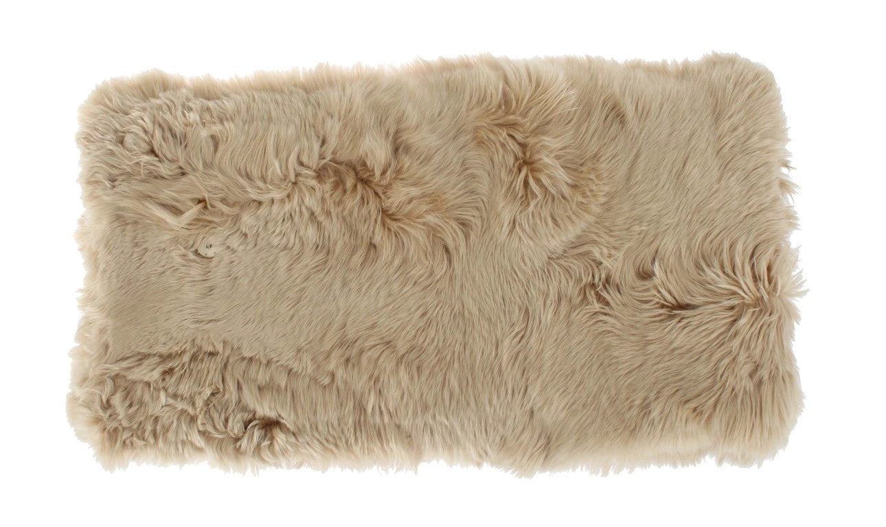 Dolce & Gabbana Beige Alpaca Collar Scarf by Dolce & Gabbana