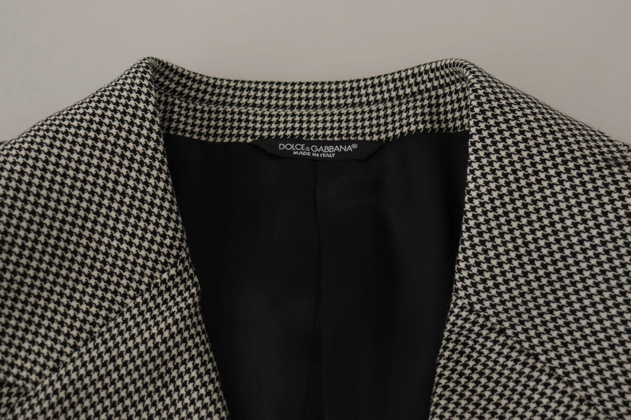 Dolce & Gabbana Gray Checkered Single Breasted Jacket Blazer by Dolce & Gabbana