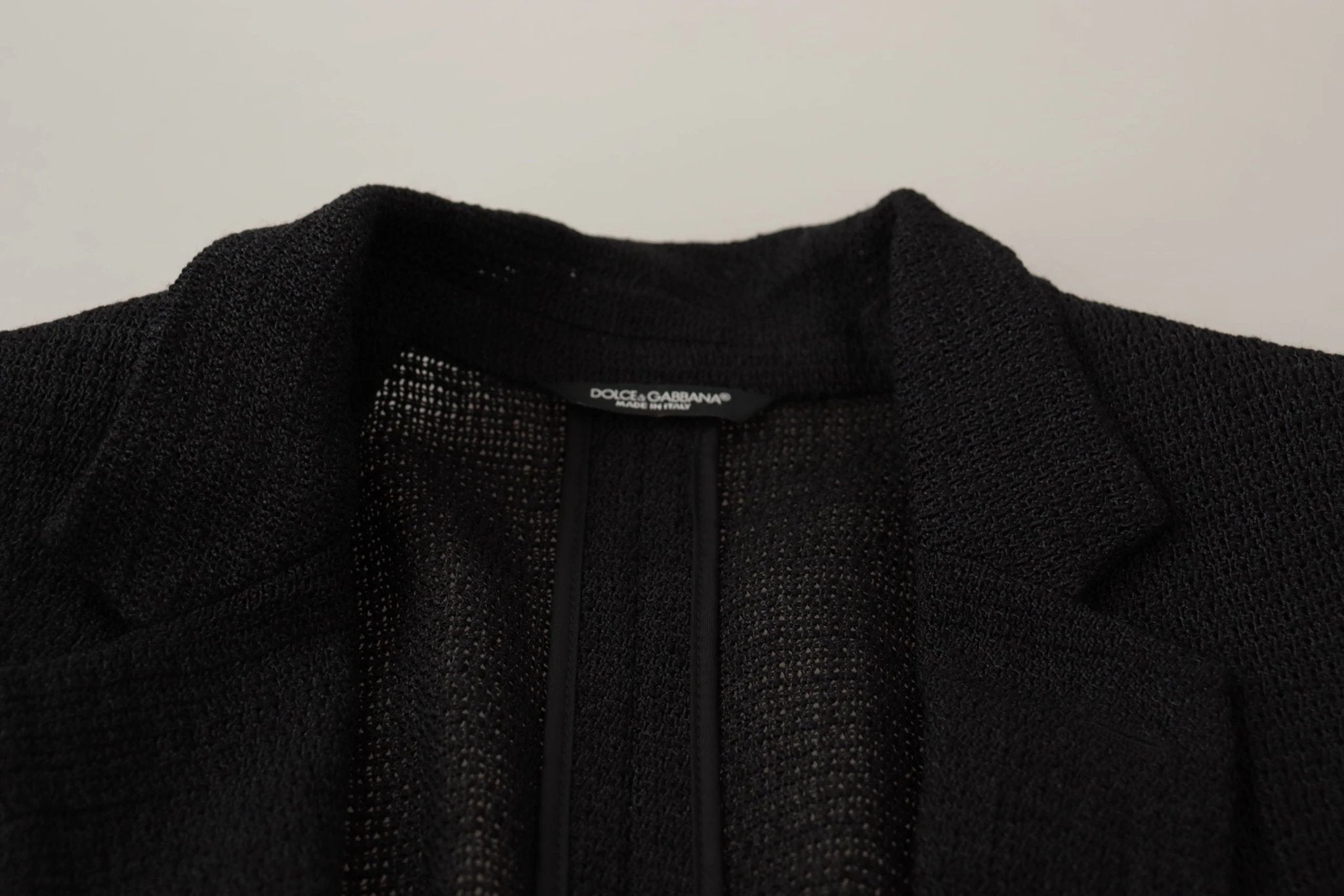 Dolce & Gabbana Black Single Breasted Coat Men Blazer by Dolce & Gabbana