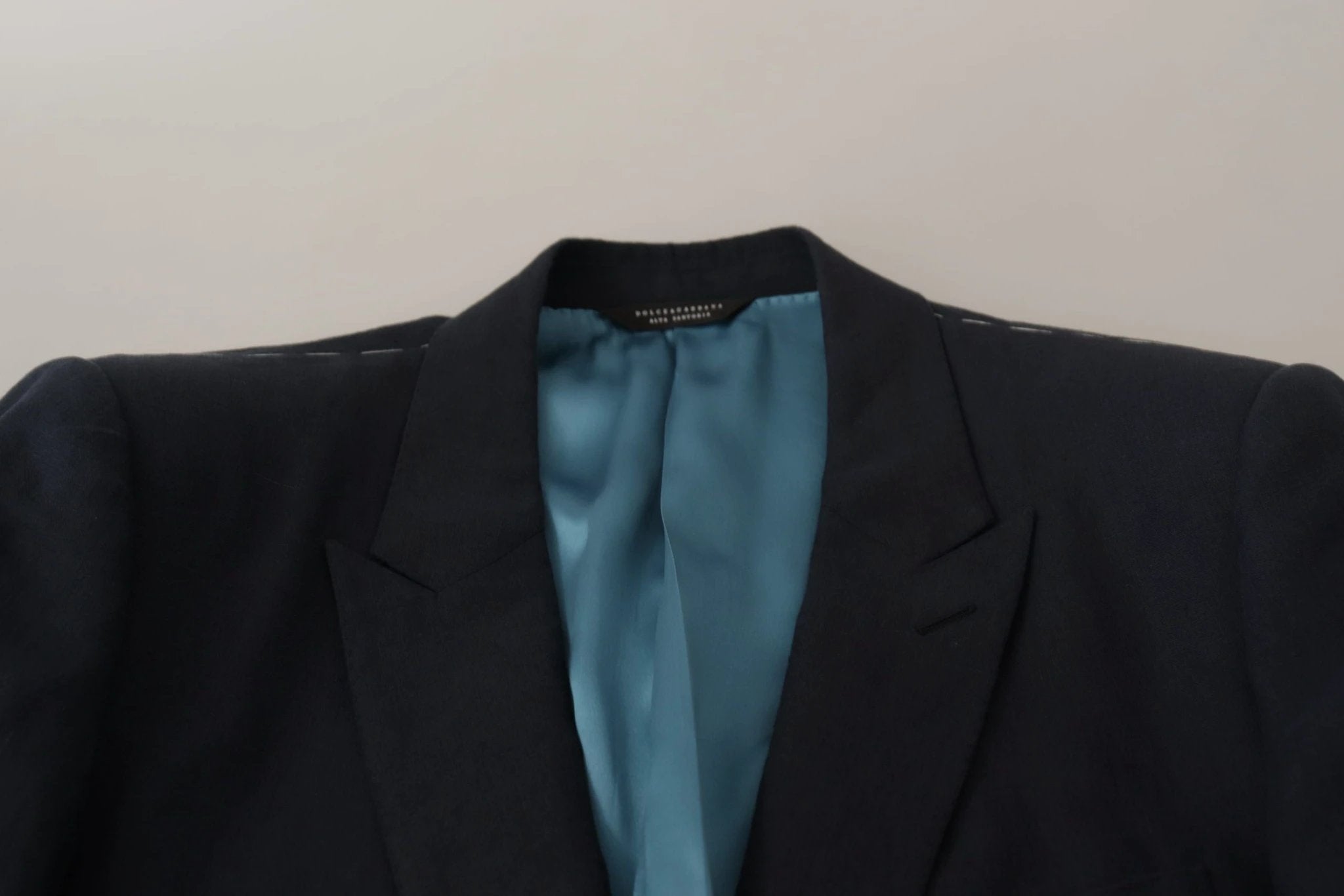 Dolce & Gabbana Dark Blue ALTA SARTORIA Jacket Coat Blazer by Dolce & Gabbana