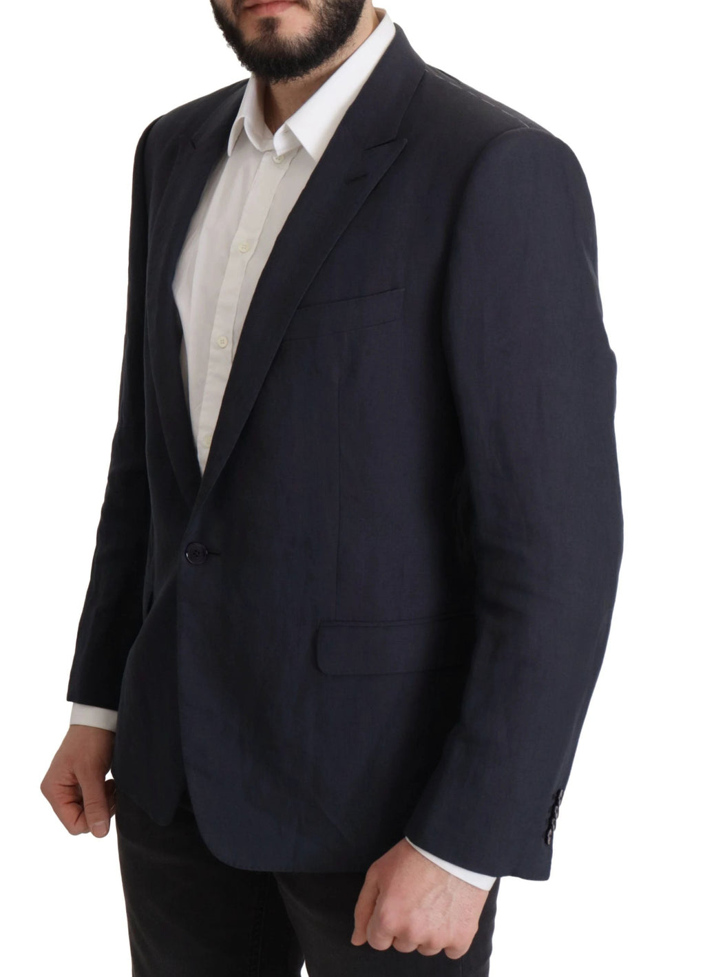 Dolce & Gabbana Dark Blue ALTA SARTORIA Jacket Coat Blazer by Dolce & Gabbana