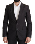 Dolce & Gabbana Black Single Breasted TAORMINA Breasted Blazer by Dolce & Gabbana
