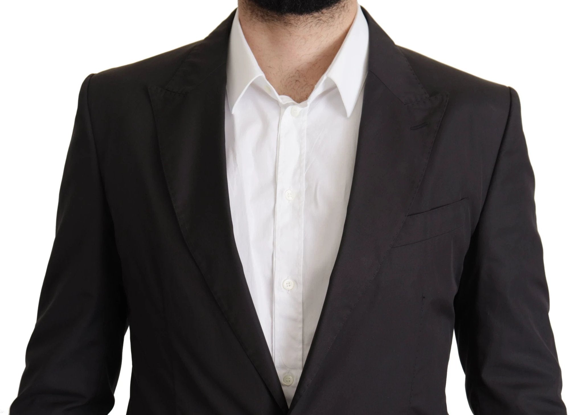 Dolce & Gabbana Black Single Breasted TAORMINA Breasted Blazer by Dolce & Gabbana