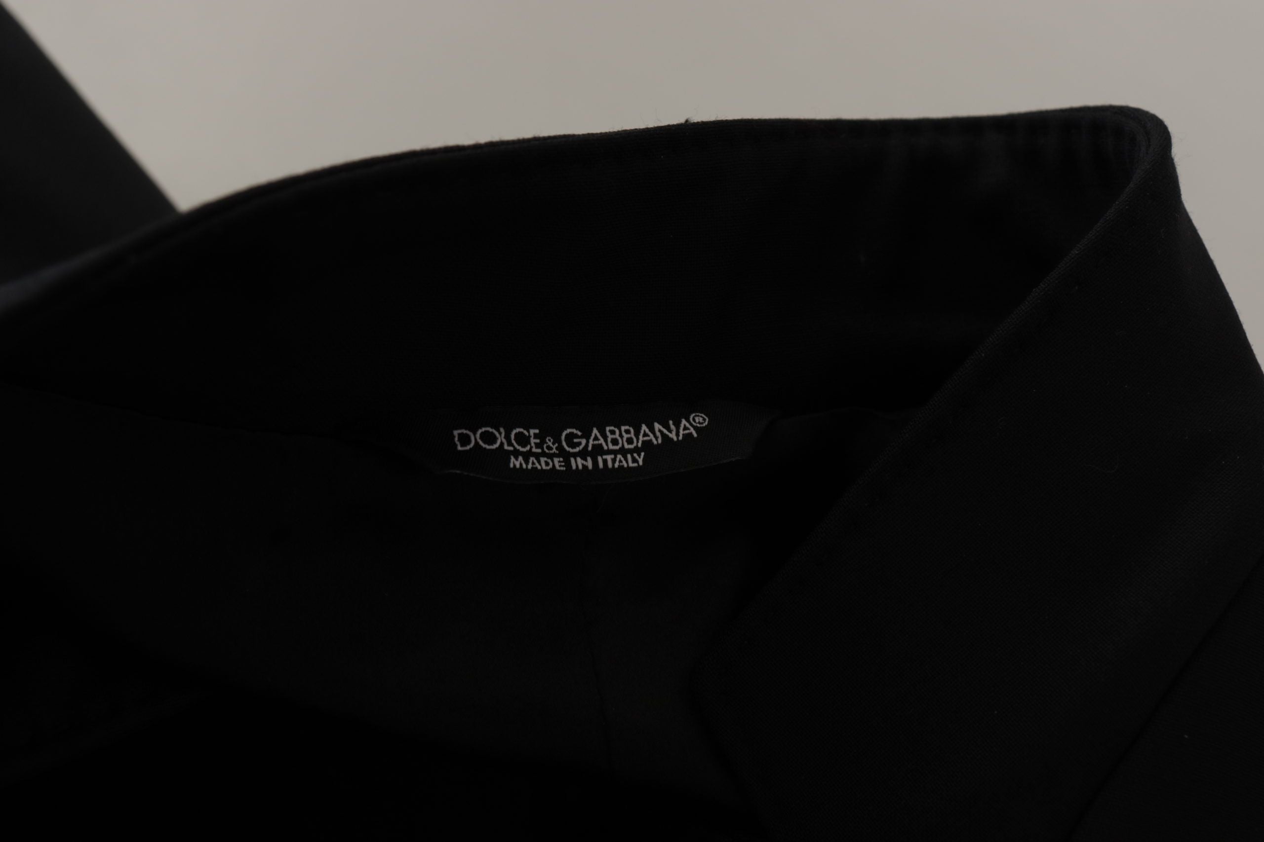Dolce & Gabbana Black Wool Single Breasted Coat Men Blazer by Dolce & Gabbana