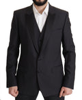 Dolce & Gabbana Dark Blue Single Breasted MARTINI Blazer by Dolce & Gabbana