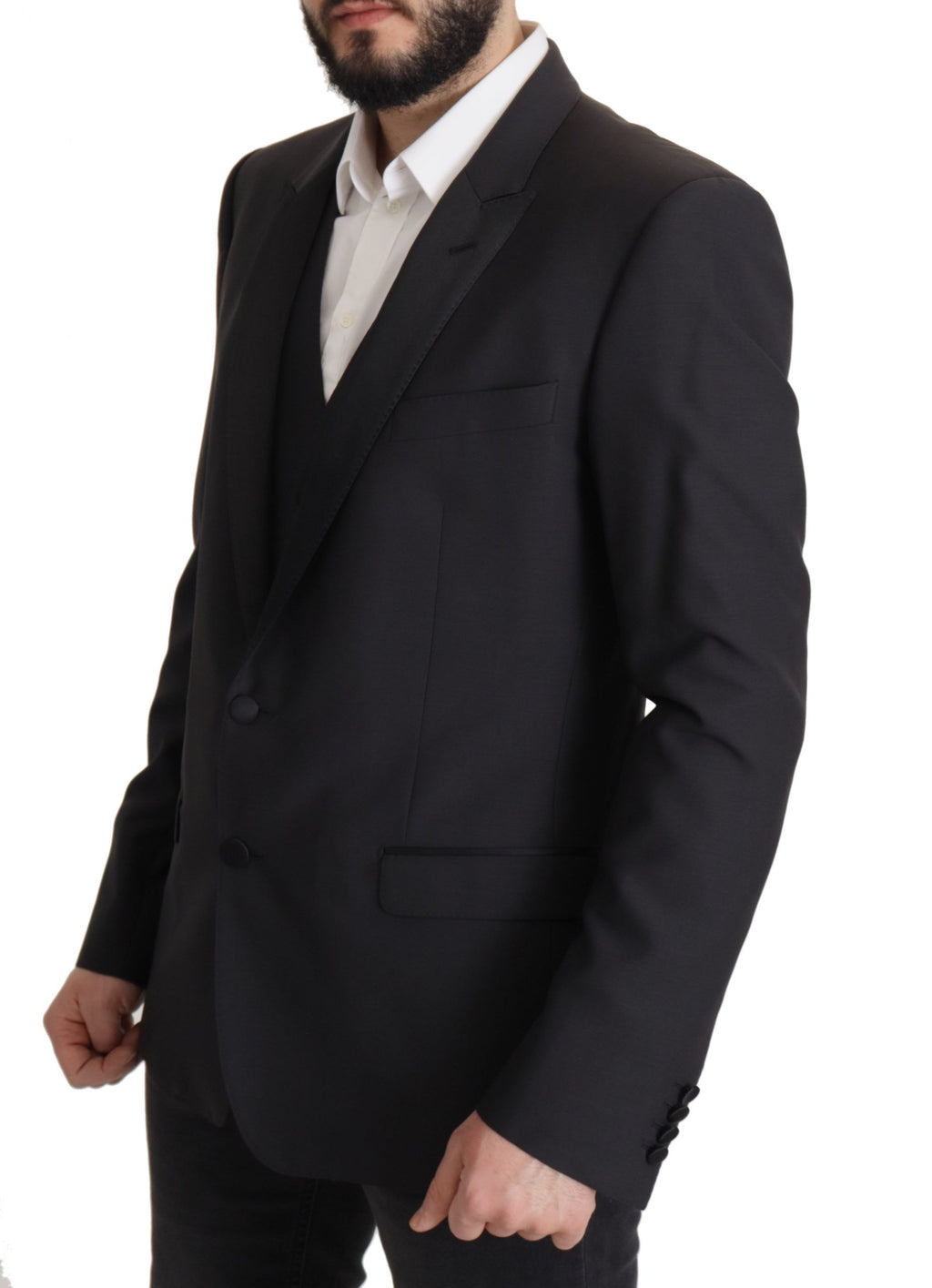 Dolce & Gabbana Dark Blue Single Breasted MARTINI Blazer by Dolce & Gabbana