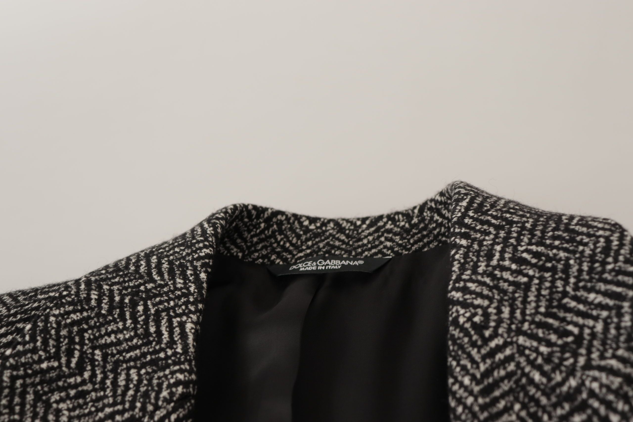 Dolce & Gabbana Gray Cotton Single Breasted Fantasy Blazer by Dolce & Gabbana