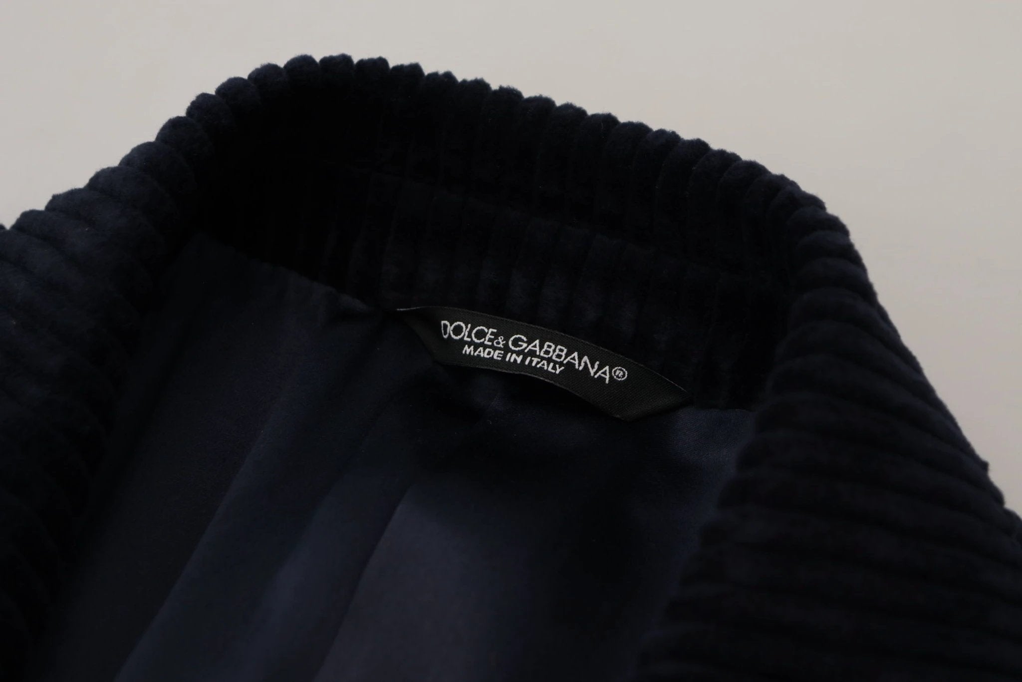 Dolce & Gabbana Black Cotton Cardigan Long Coat Men Jacket by Dolce & Gabbana
