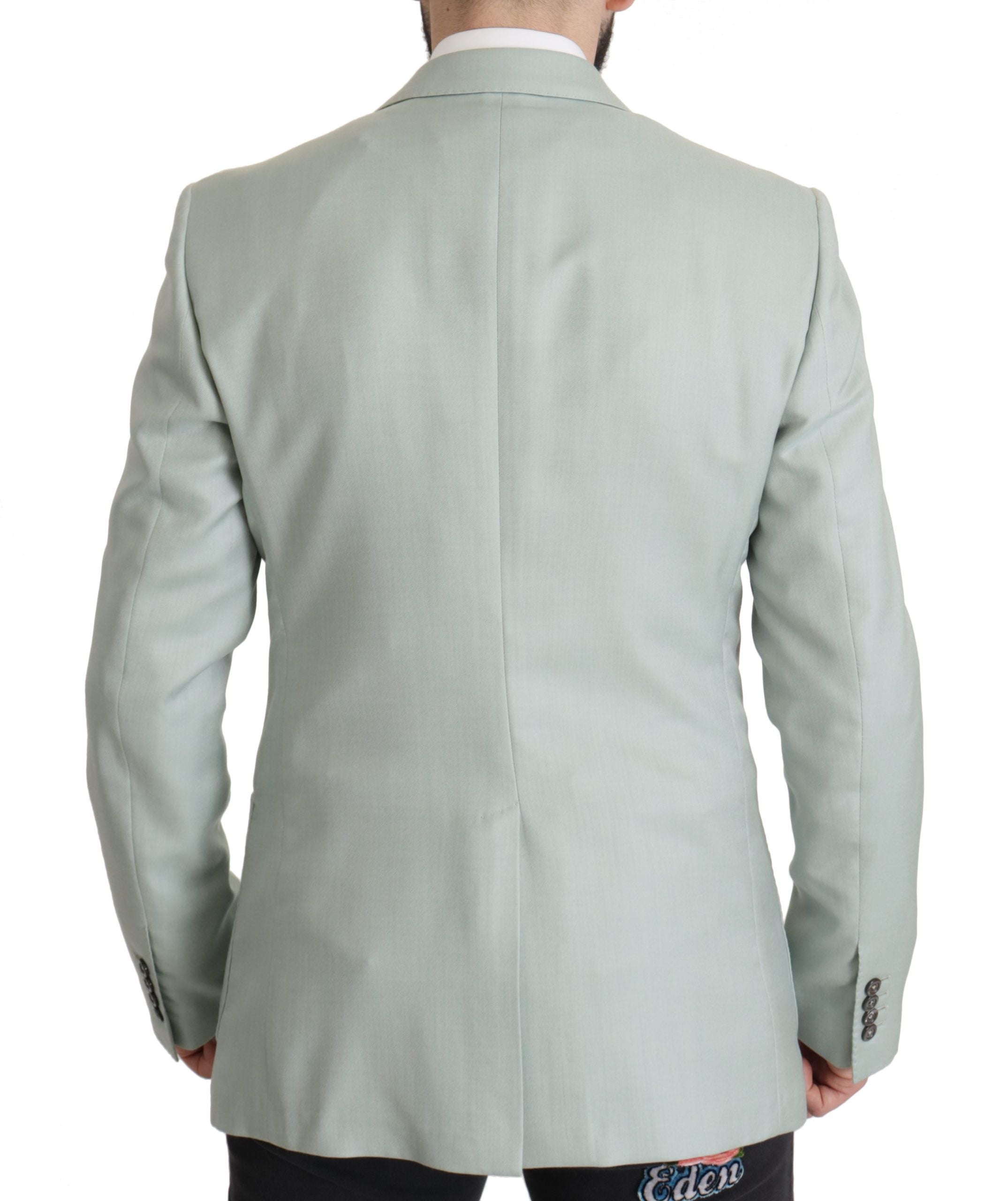 Dolce & Gabbana Green Cashmere Jacket Blazer Jacket by Dolce & Gabbana