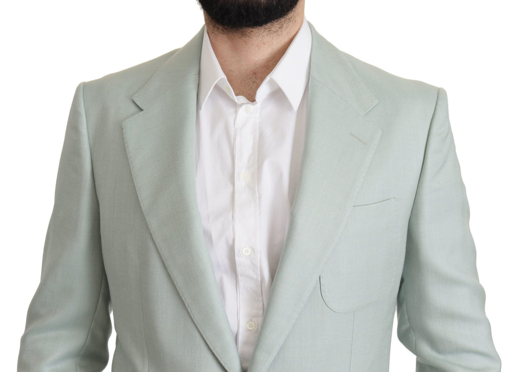 Dolce & Gabbana Green Cashmere Jacket Blazer Jacket by Dolce & Gabbana