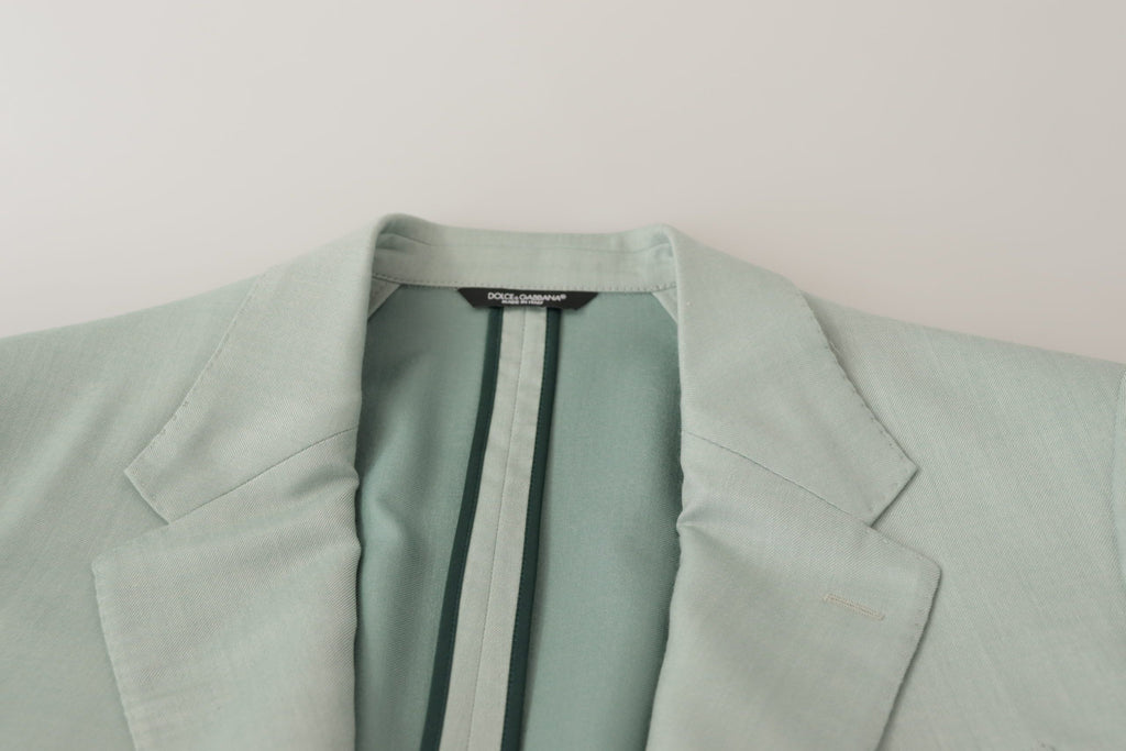 Dolce & Gabbana Green Cashmere Jacket Blazer Jacket by Dolce & Gabbana