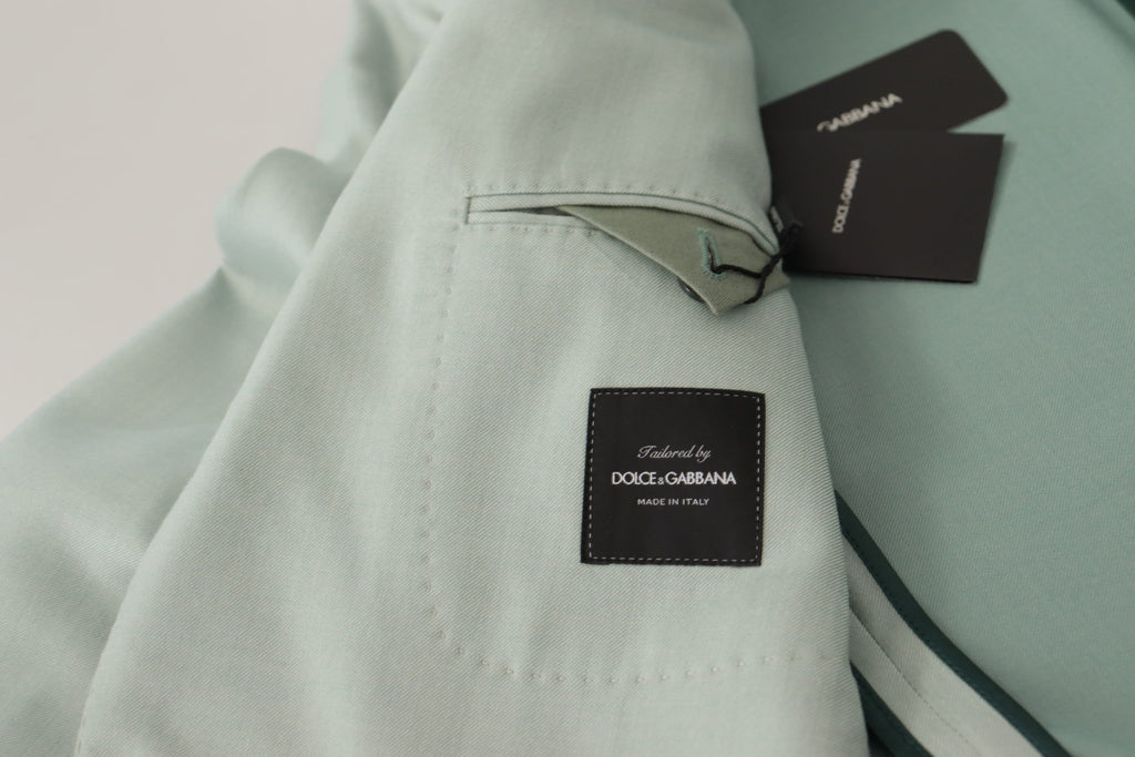 Dolce & Gabbana Green Cashmere Jacket Blazer Jacket by Dolce & Gabbana