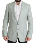 Dolce & Gabbana Green Cashmere Jacket Blazer Jacket by Dolce & Gabbana