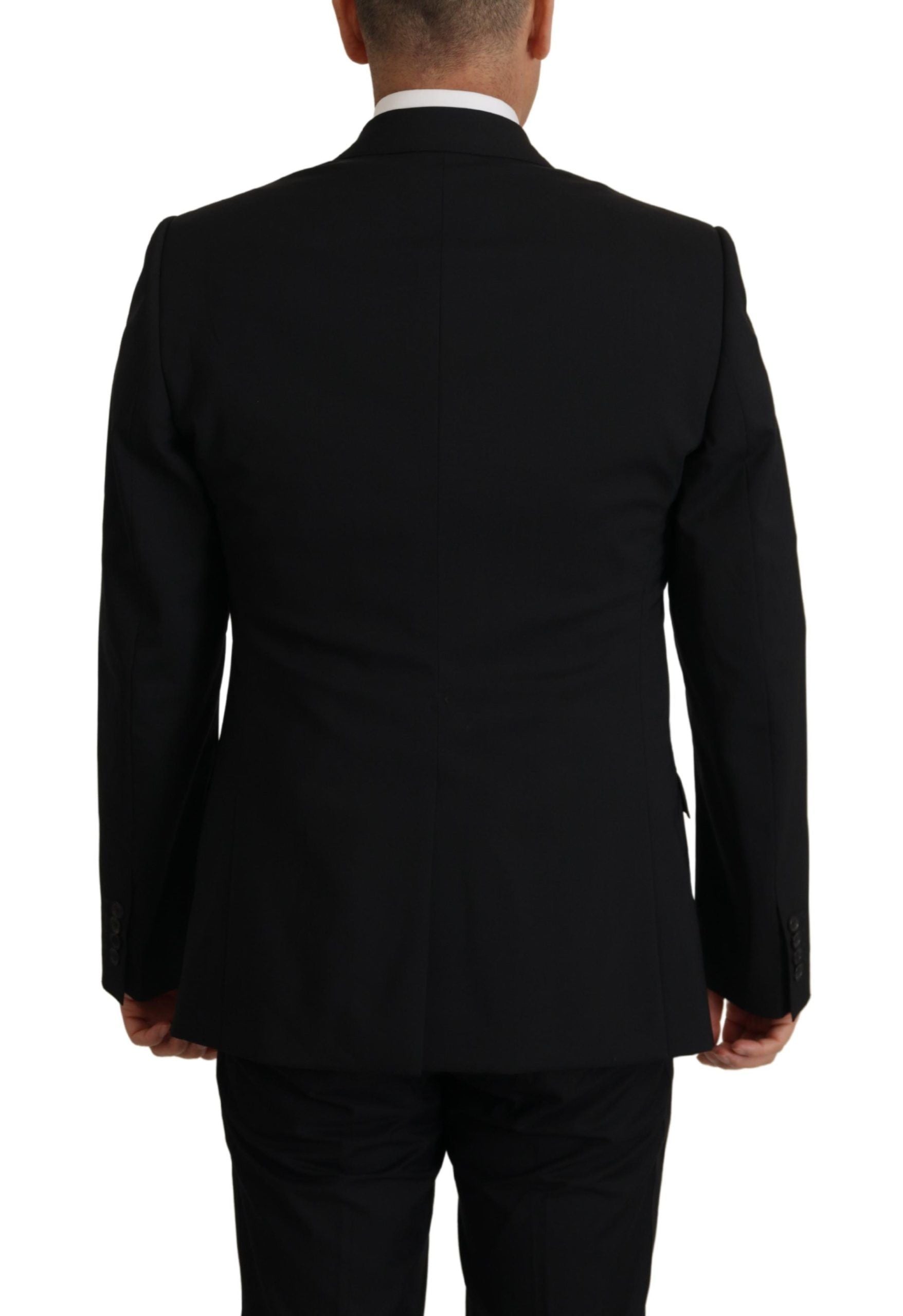 Dolce & Gabbana Black Jacket Vest 2 Piece MARTINI Blazer by Dolce & Gabbana
