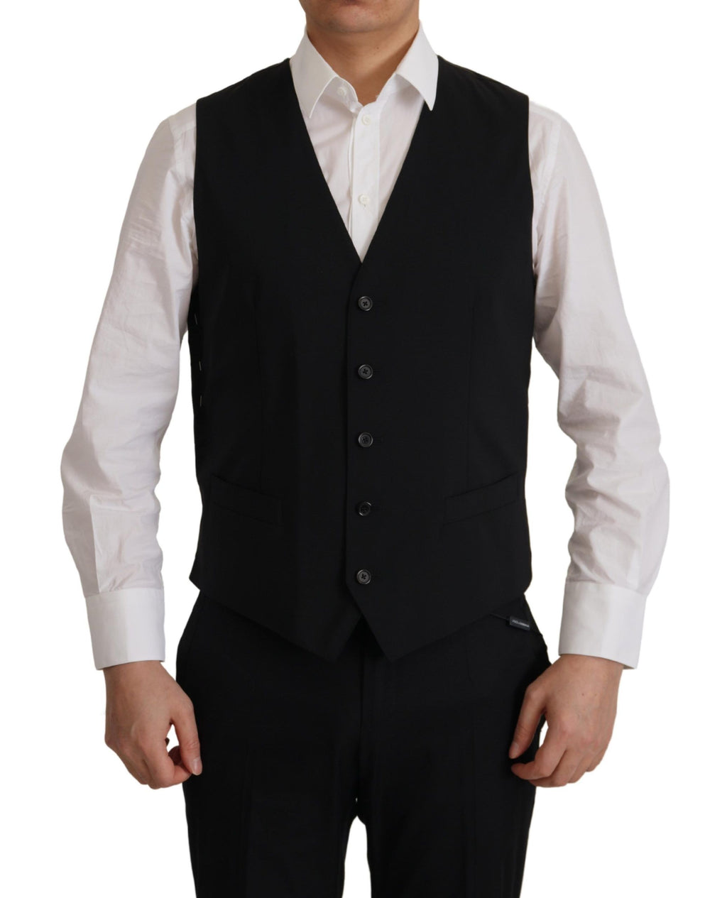 Dolce & Gabbana Black Jacket Vest 2 Piece MARTINI Blazer by Dolce & Gabbana