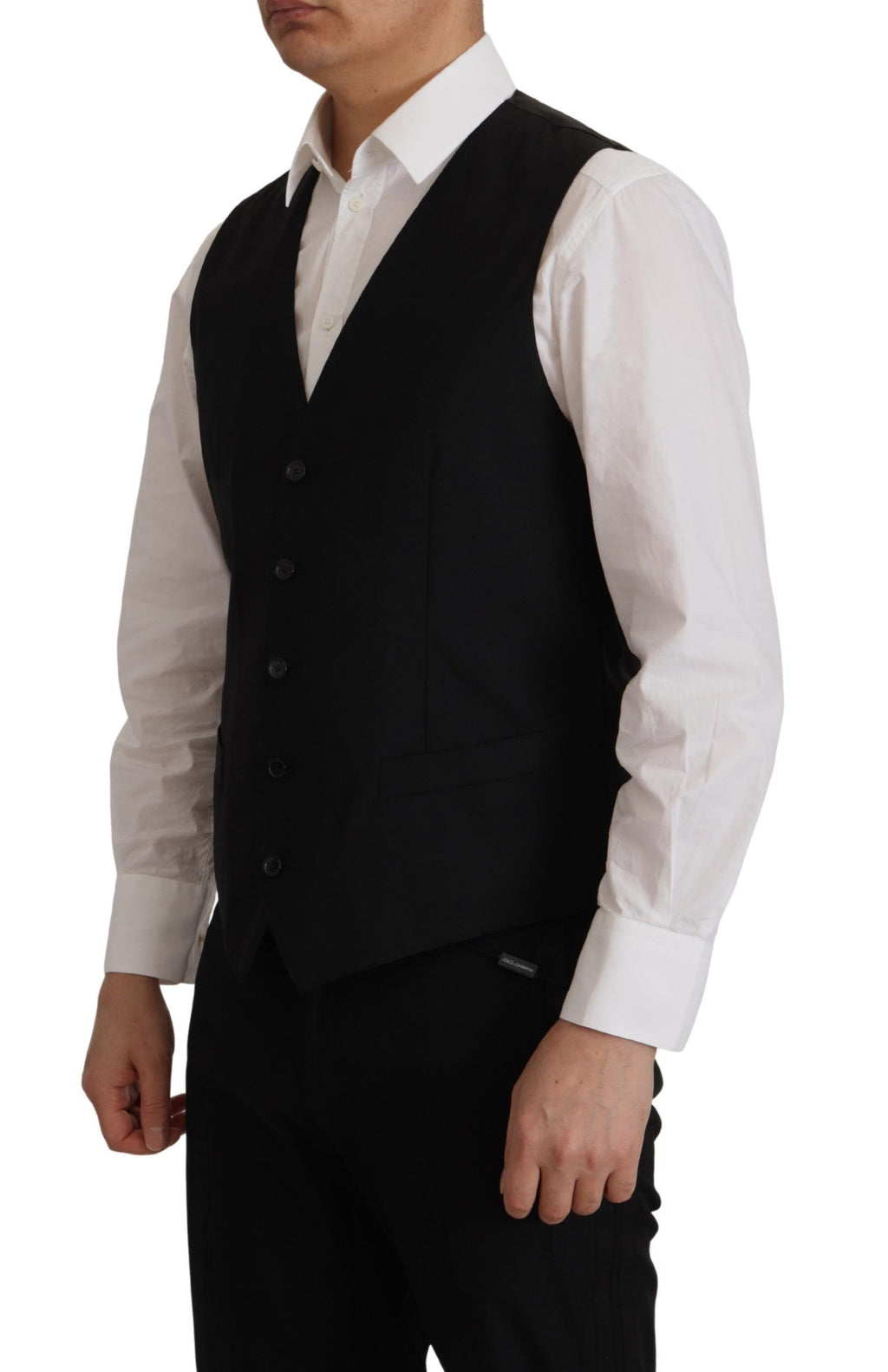 Dolce & Gabbana Black Jacket Vest 2 Piece MARTINI Blazer by Dolce & Gabbana