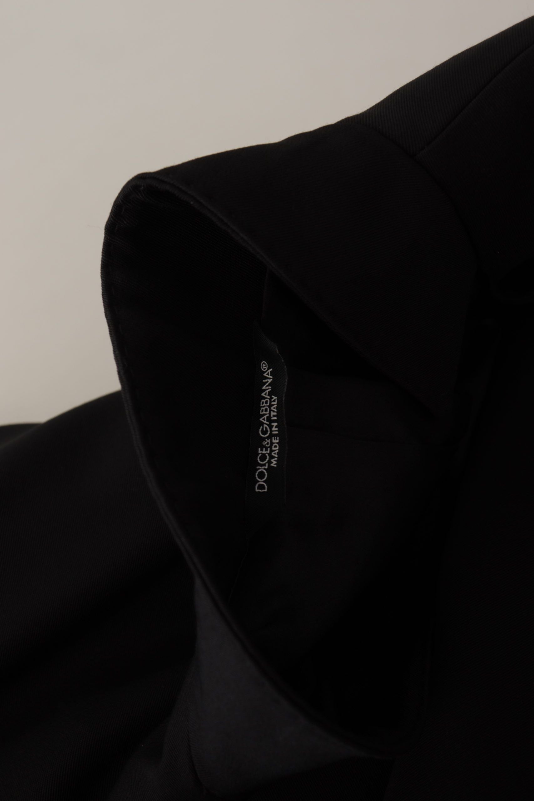 Dolce & Gabbana Black Wool Single Breasted Jacket Blazer by Dolce & Gabbana