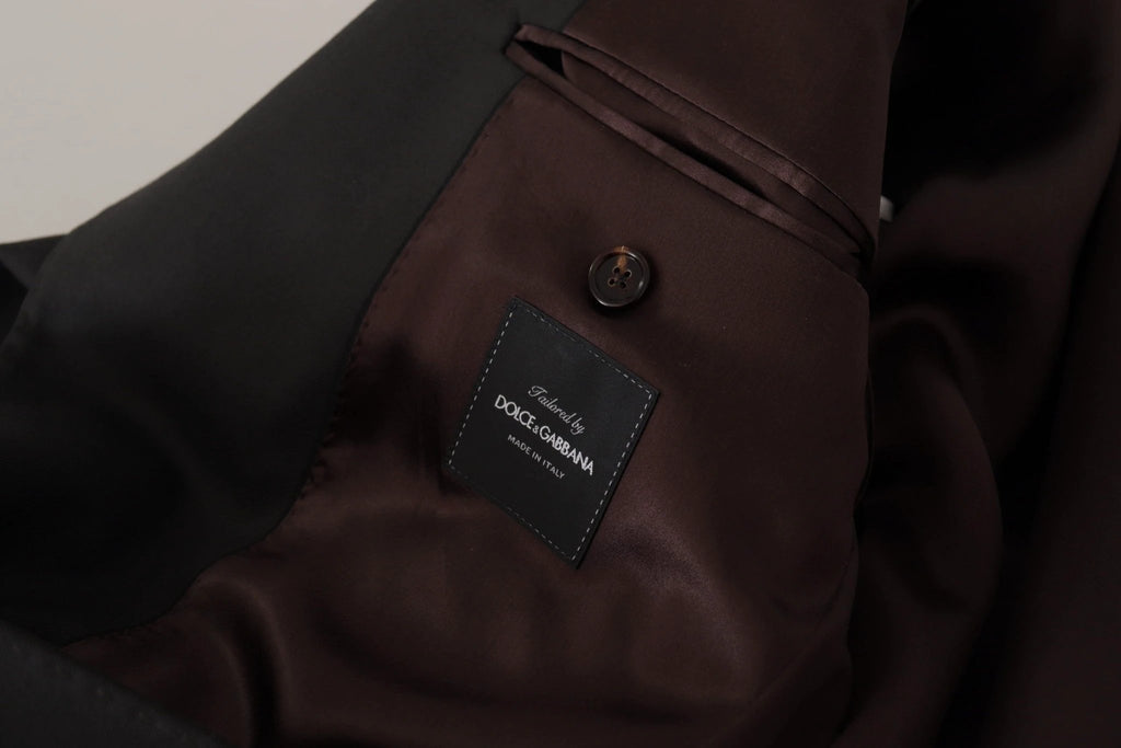 Dolce & Gabbana Black Wool Single Breasted Blazer v by Dolce & Gabbana