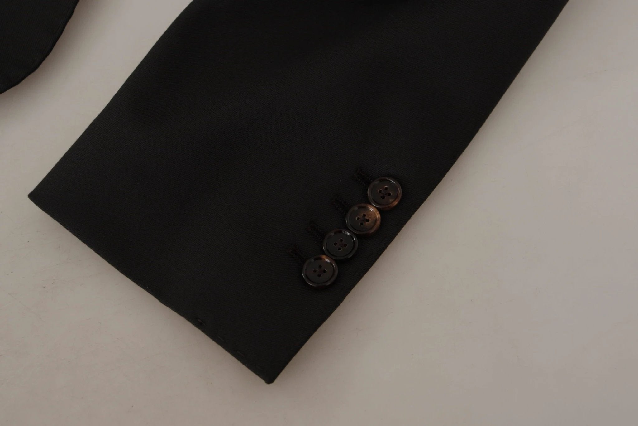 Dolce & Gabbana Black Wool Single Breasted Blazer v by Dolce & Gabbana