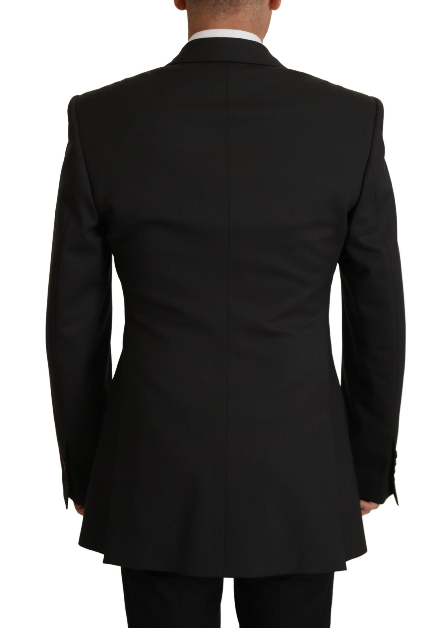 Dolce & Gabbana Black Wool Single Breasted Blazer v by Dolce & Gabbana