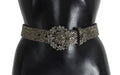 Dolce & Gabbana Crystal Buckle Sequined Waist Belt by Dolce & Gabbana