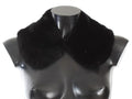 Dolce & Gabbana Black Mink Fur Shoulder Collar Scarf by Dolce & Gabbana