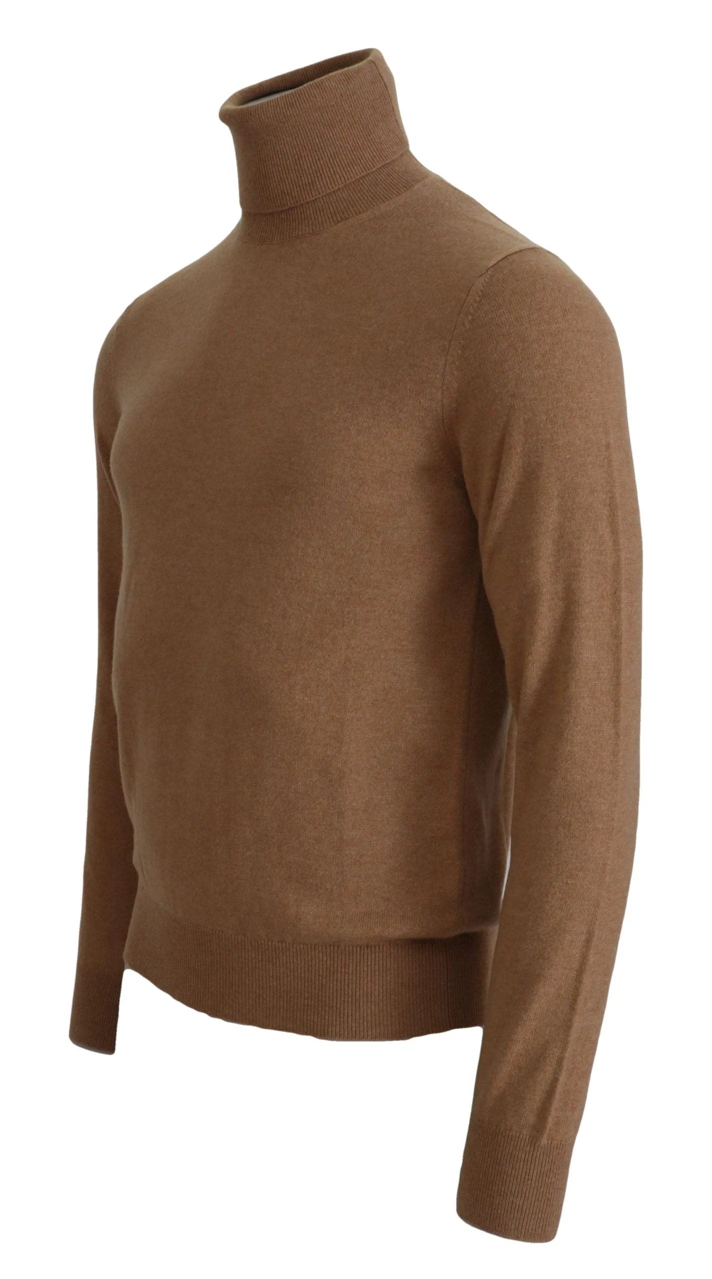 Dolce & Gabbana Beige Cashmere Turtleneck Pullover Sweater by Dolce & Gabbana