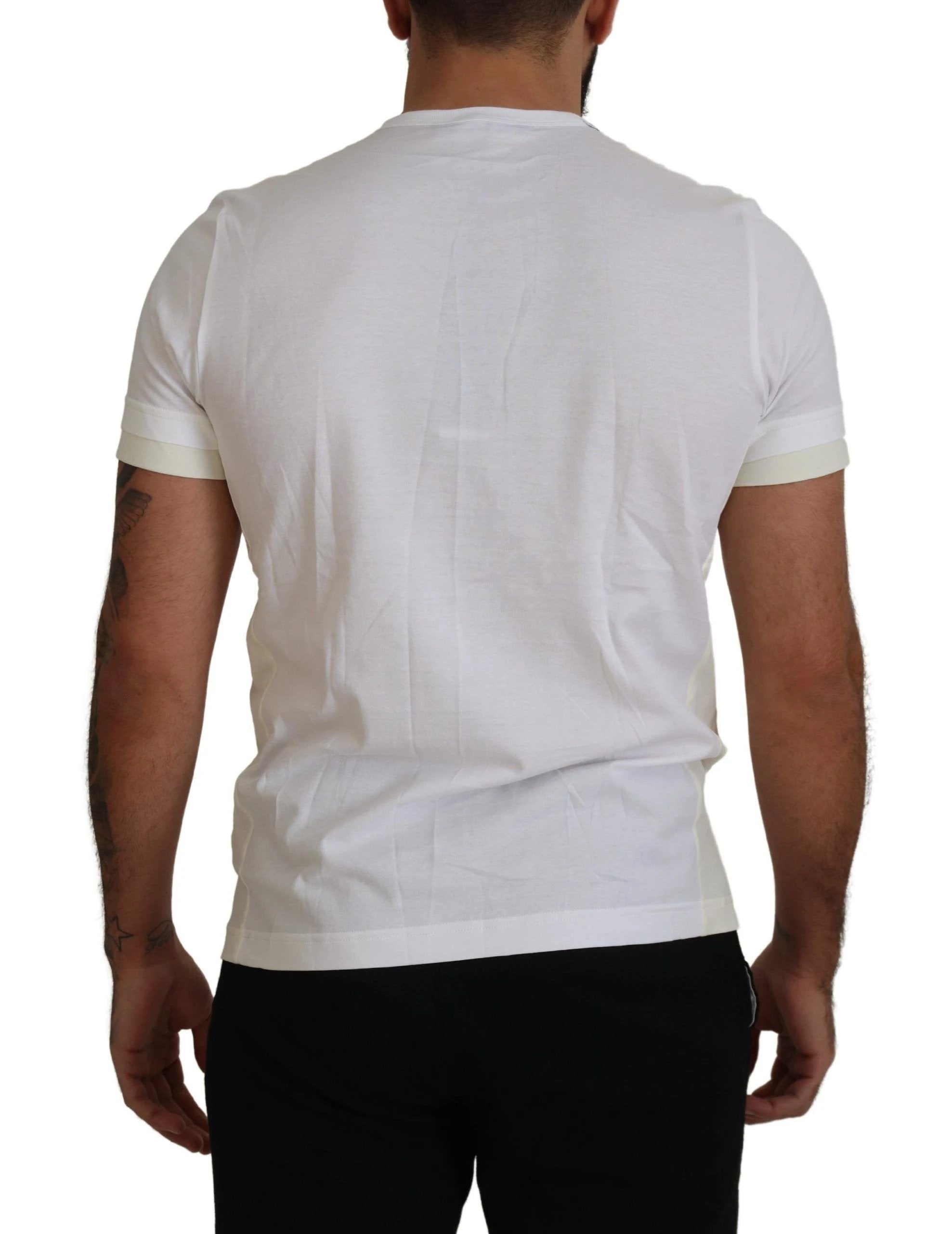 Dolce & Gabbana White Flap Pocket Short Sleeves T-shirt by Dolce & Gabbana