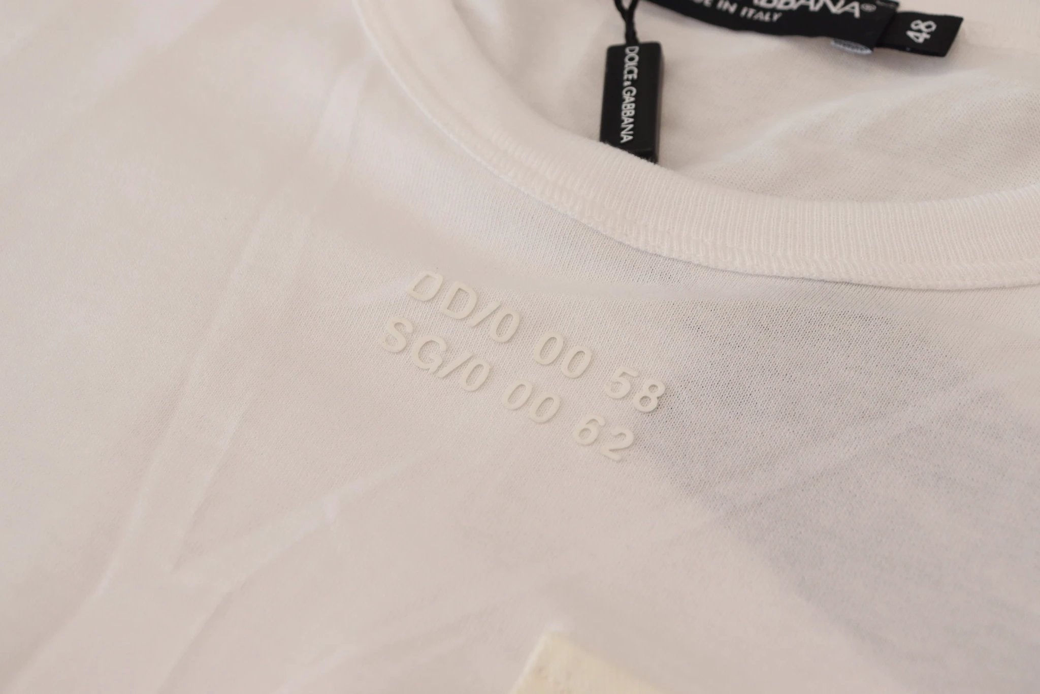 Dolce & Gabbana White Flap Pocket Short Sleeves T-shirt by Dolce & Gabbana