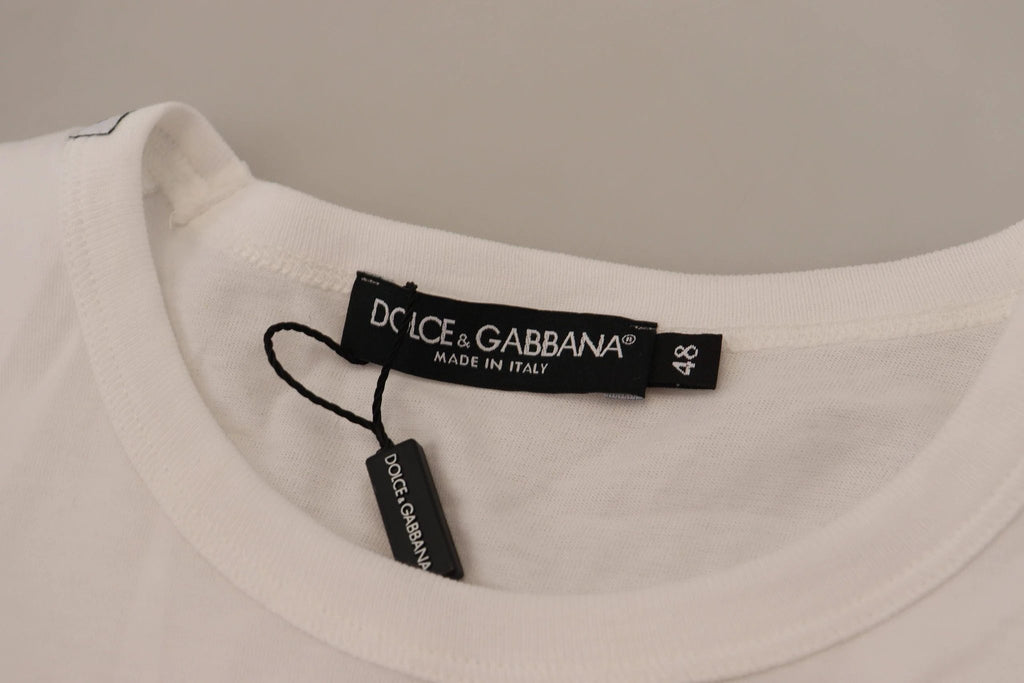 Dolce & Gabbana White Flap Pocket Short Sleeves T-shirt by Dolce & Gabbana
