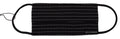 Dolce & Gabbana Black White Stripes Elastic Ear Strap One Size Face Mask by Dolce & Gabbana