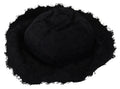 Dolce & Gabbana Black Cotton Wide Brim Shade Hat by Dolce & Gabbana