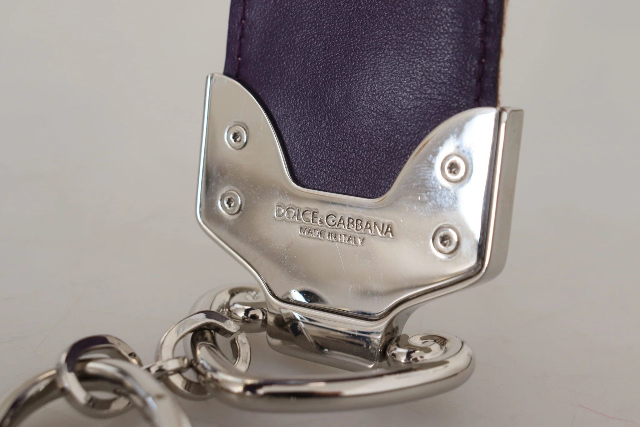 Dolce & Gabbana Multicolor Floral Appliques Metal Shoulder Strap by Dolce & Gabbana