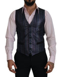 Dolce & Gabbana Multicolor Polyester Waistcoat Dress Formal Vest by Dolce & Gabbana