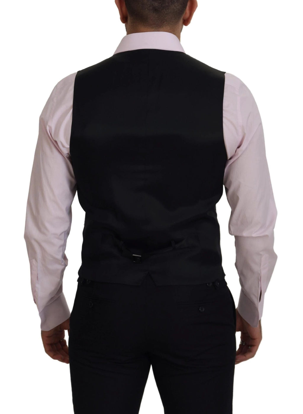 Dolce & Gabbana Multicolor Polyester Waistcoat Dress Formal Vest by Dolce & Gabbana