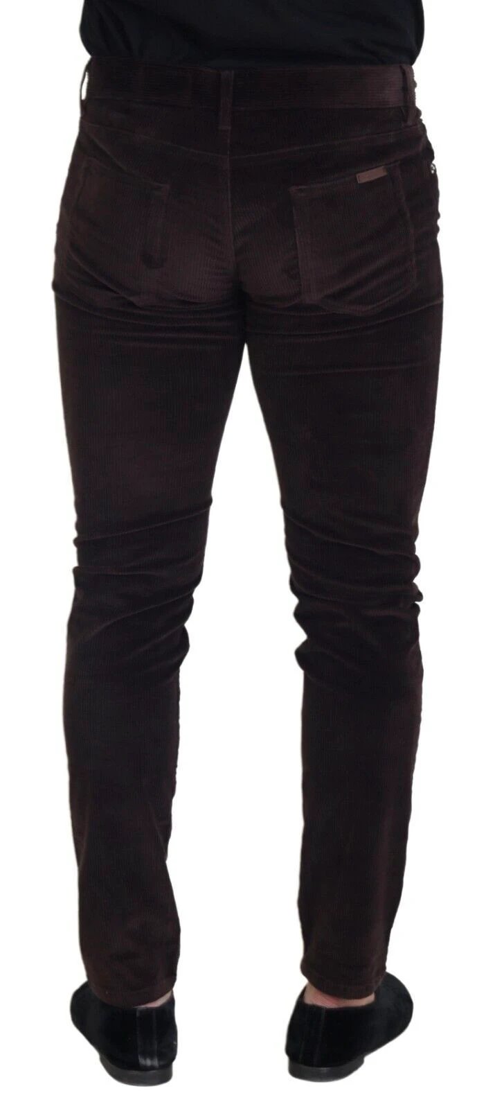 Dolce & Gabbana Brown Corduroy Men Casual Trouser Pants by Dolce & Gabbana