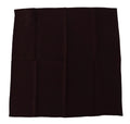 Dolce & Gabbana Brown Silk Blend Square Wrap Handkerchief Scarf by Dolce & Gabbana