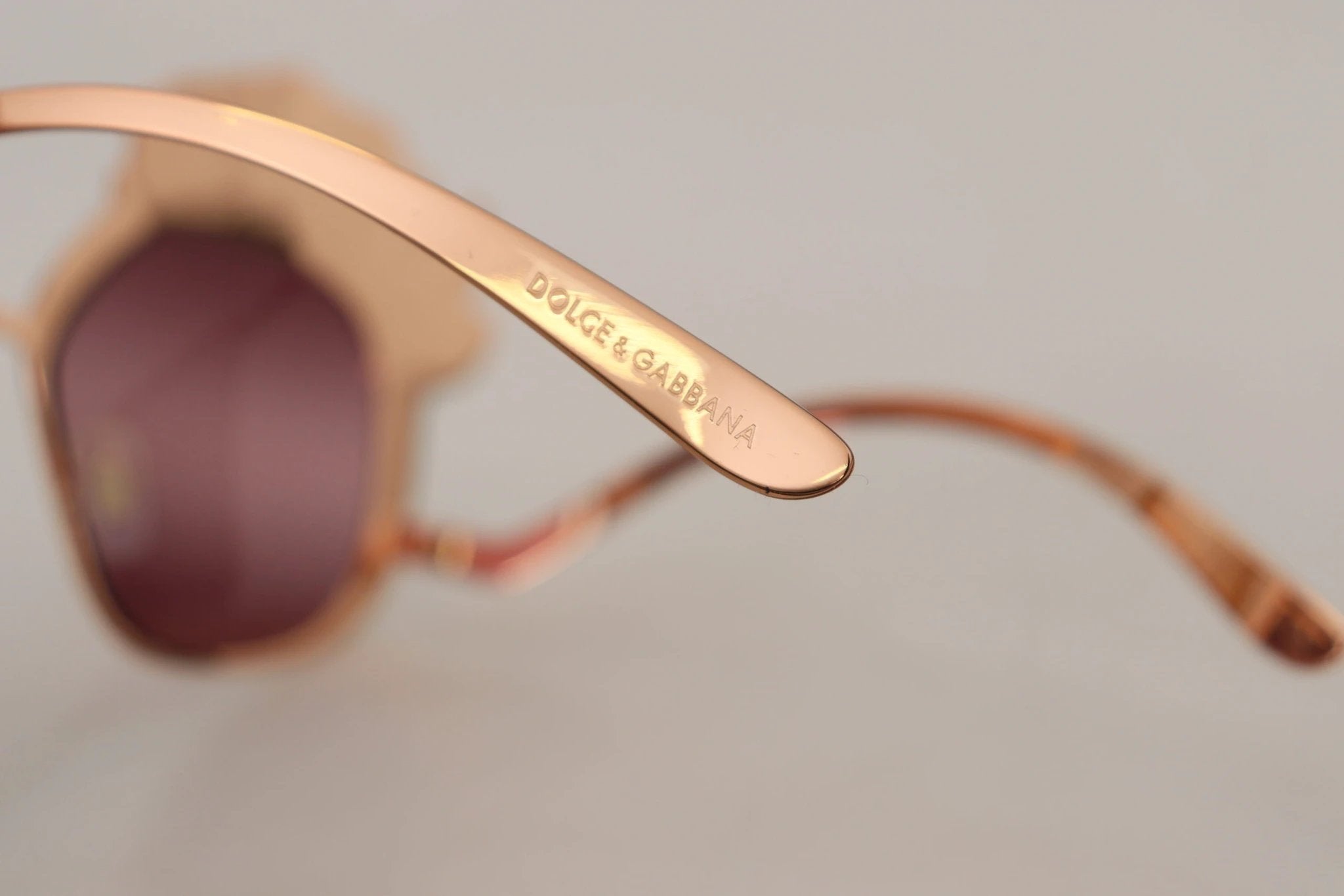 Dolce & Gabbana Pink Gold Rose Sequin Embroidery DG2202 Sunglasses by Dolce & Gabbana