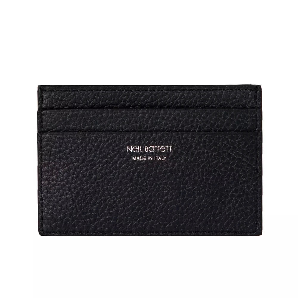 Neil Barrett Black Leather Men Wallet by Neil Barrett