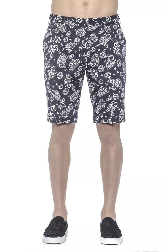 Shorts Bermudes en coton bleu PT Torino pour homme