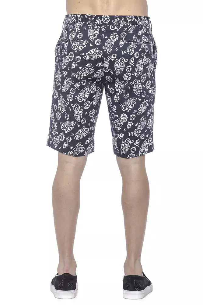 Shorts Bermudes en coton bleu PT Torino pour homme