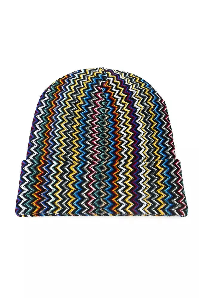 Missoni Multicolor Wool Men Hat by Missoni