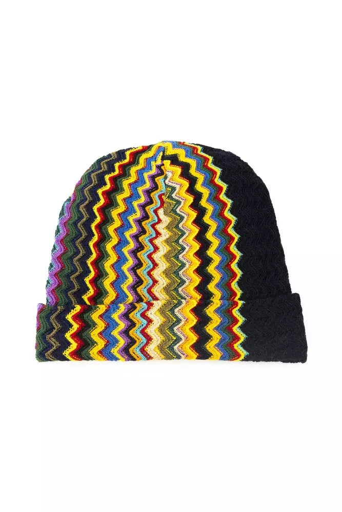 Missoni Multicolor Wool Men Hat by Missoni