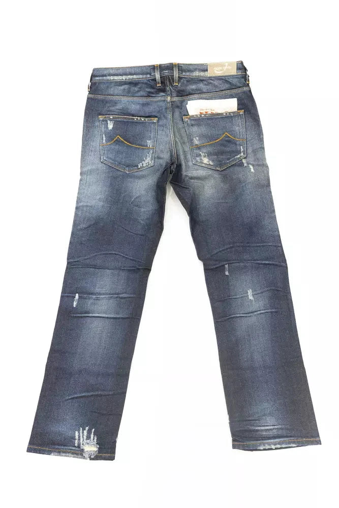 Jacob Cohen Blue Cotton Jeans & Pant by Jacob Cohen