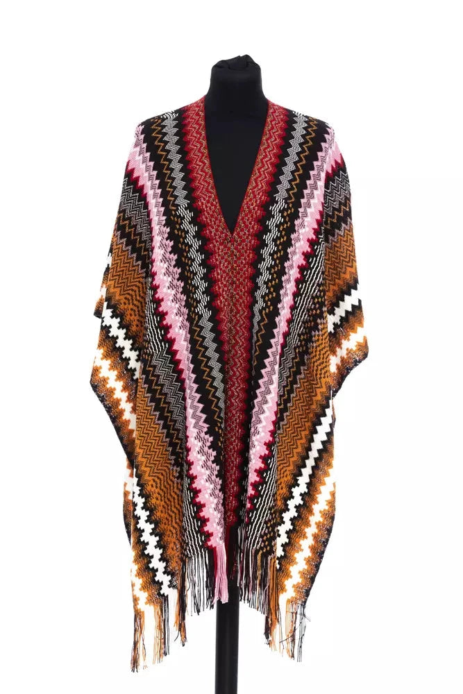 Missoni Multicolor Wool Women Poncho by Missoni