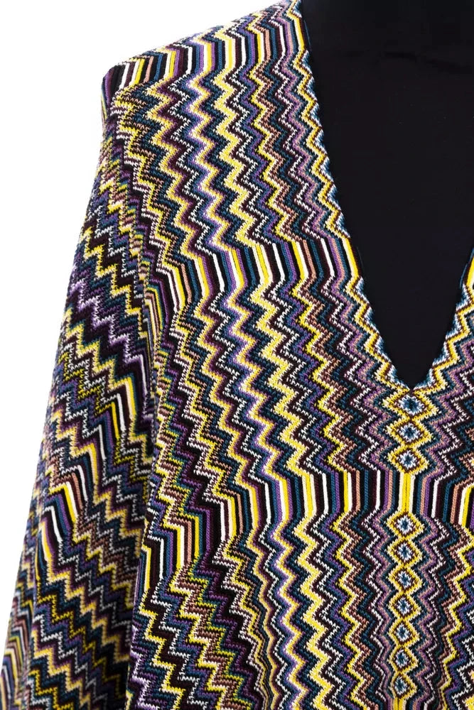 Missoni Multicolor Wool Women Poncho by Missoni