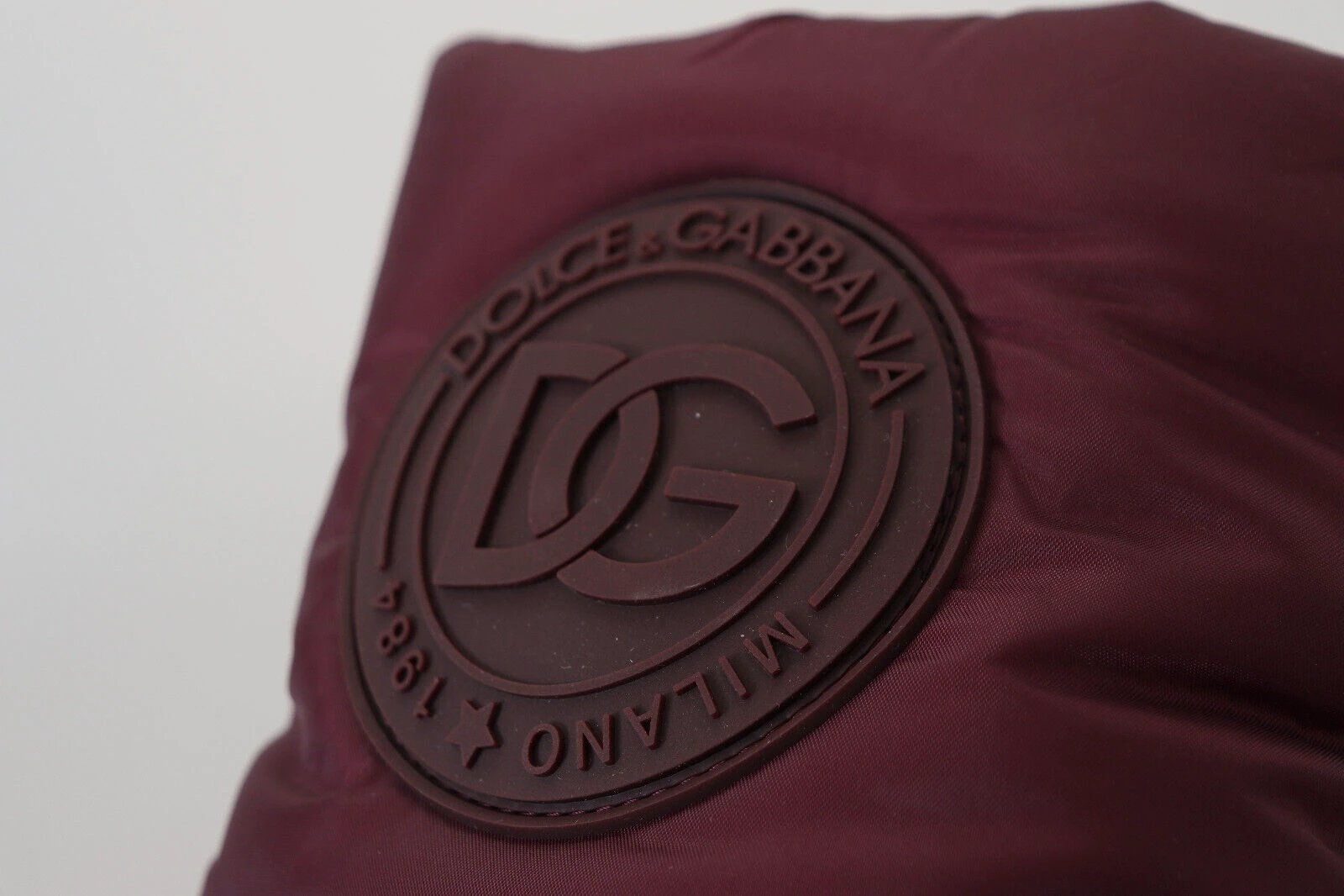 Dolce & Gabbana Bordeaux Nylon Boots Padded Mid Shoes by Dolce & Gabbana