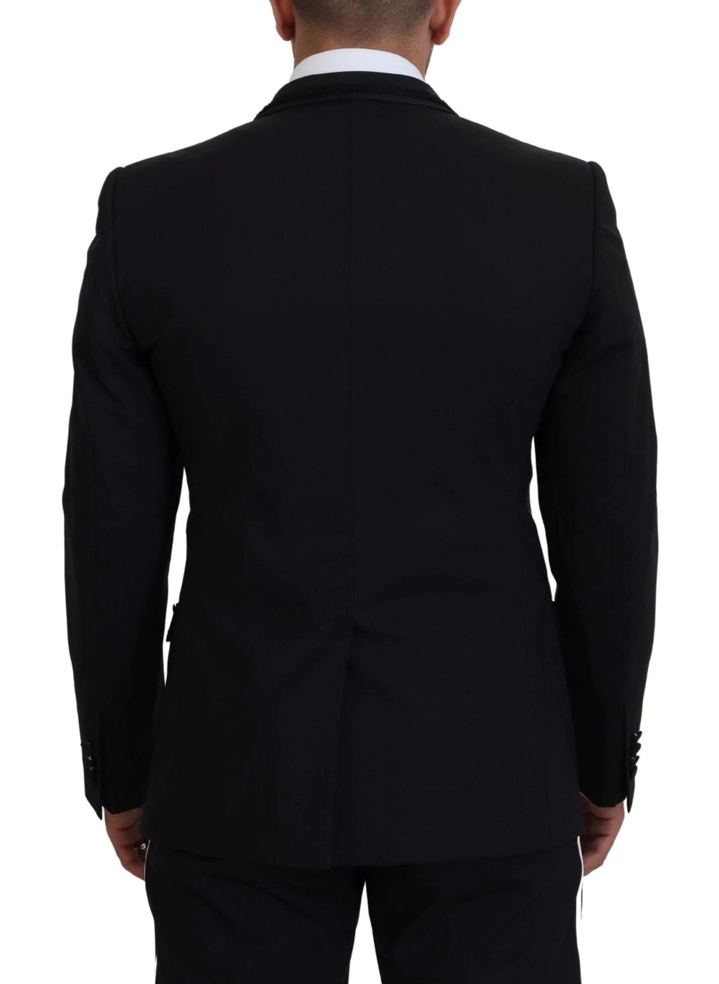 Dolce & Gabbana Black MARTINI Slim Fit Jacket Blazer by Dolce & Gabbana