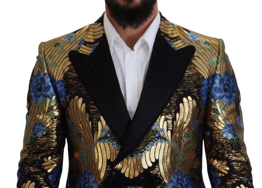 Veste croisée Dolce &amp; Gabbana en lurex doré